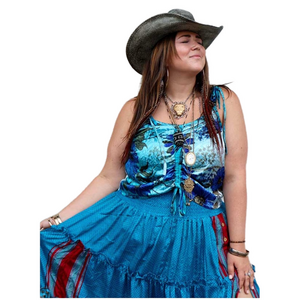 NWOT Kantha Bae Rasgulla Silk Butterfly Tank Top 🦋